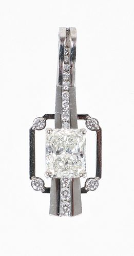 Custom Platinum Diamond Pendant