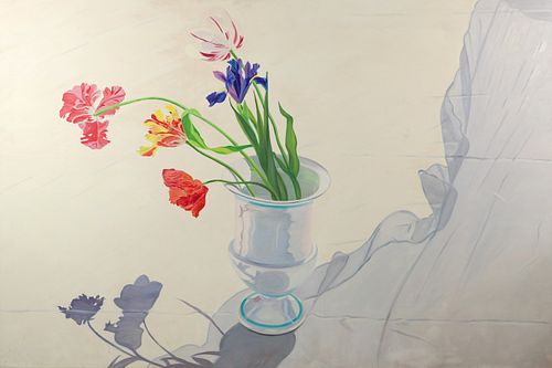 Harriet Shorr oil painting Still Life of Flowers