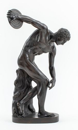 Grand Tour Discobolus Bronze Sculpture
