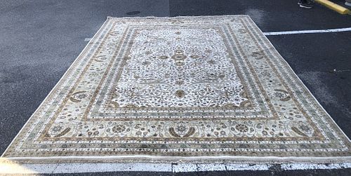 Persian style floral design rug