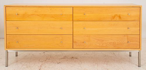 Mid Century Modern Style Six-Drawer Dresser