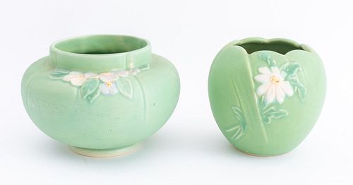 Weller Pottery Daisy and Primrose Vases, 2