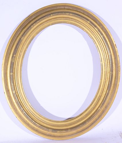 American 1850's Oval Frame
