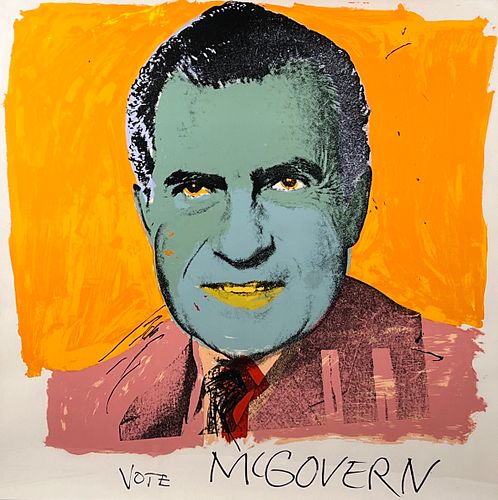 Andy Warhol Screenprint, Vote McGovern