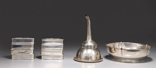 Ten Various Sterling Silver Objects