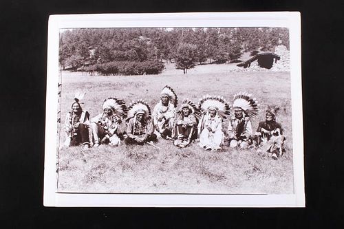 Battle of the Little Bighorn Survivors Photograph