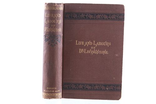 1874 1st Ed. "Life & Labours Of David Livingstone"