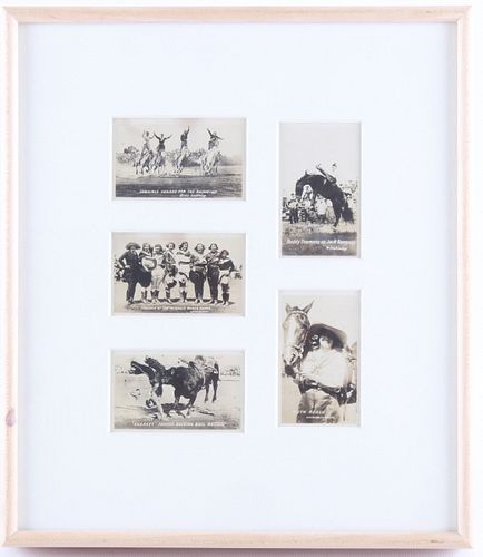 Original Doubleday Montana Rodeo Mini Placards