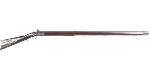 1840's RB Signed American .42 Cal Percussion Rifle