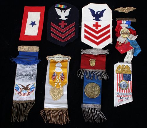 Military Service Patches & Fraternal Order Ribbons