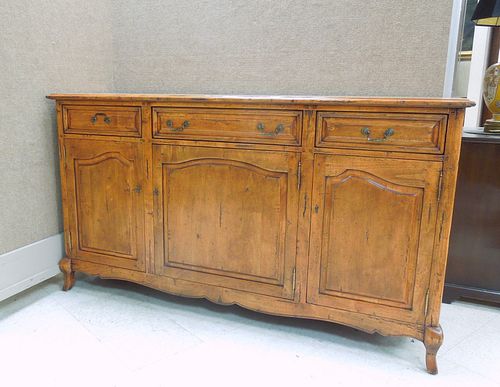 French Country Style 3-Door Sideboard.