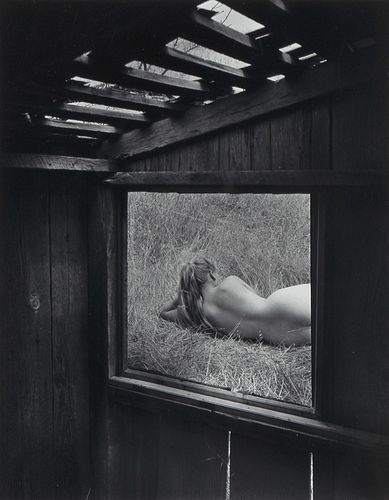 Wynn Bullock, Barbara Through Window, 1956