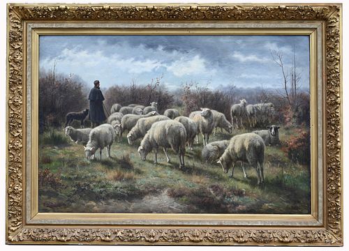 Henri de Beul (1845 - 1900) Monumental Painting
