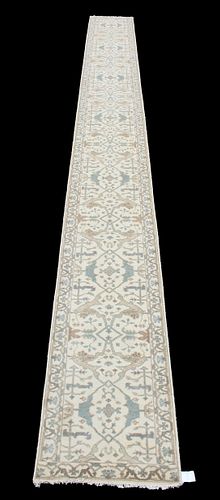 Oushak Hand-Knotted Turkish Design Wool Rug