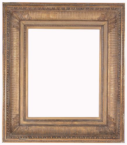French, 19th century Fluted Cove Frame