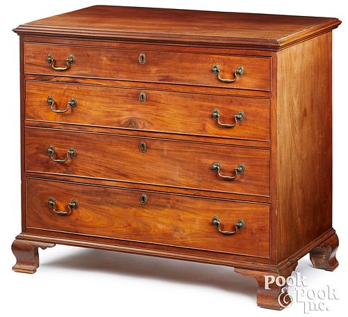 Pennsylvania Chippendale mahogany chest