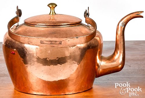 Benjamin Schaum, Lancaster copper tea kettle