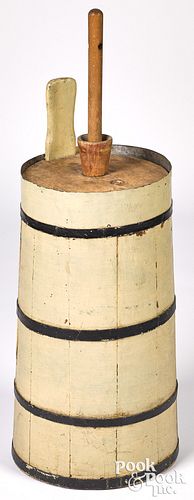 Painted butter churn 19th c.