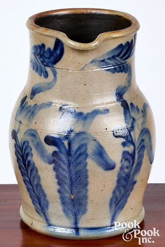 Small Pennsylvania Remmey type stoneware pitcher