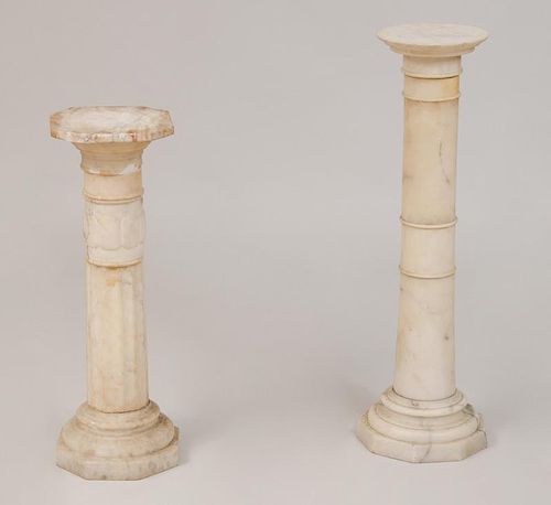 Two Marble Pedestals