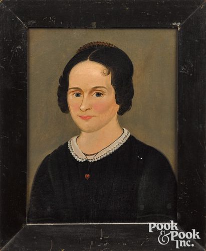 William Prior folk portrait of a woman