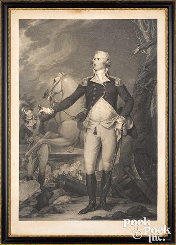After John Trumbull, George Washington engraving