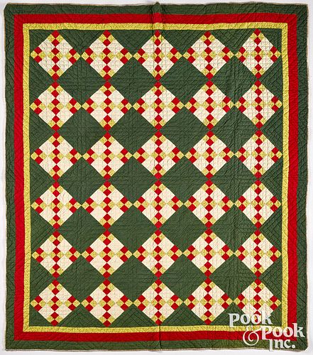 Pennsylvania patchwork nine patch quilt