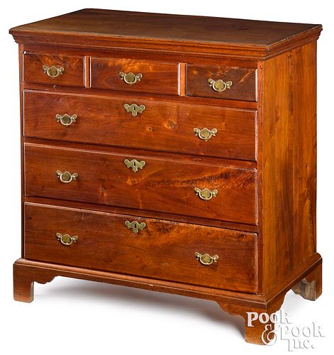 Pennsylvania Queen Anne walnut chest of drawers