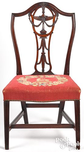 Massachusetts Federal mahogany dining chair