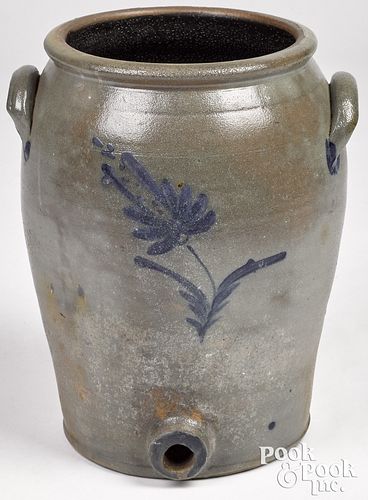 Pennsylvania stoneware water cooler, 19th c.