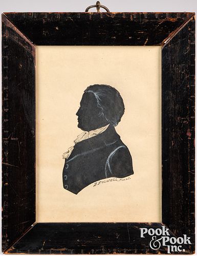 Samuel Folwell miniature portrait of a gentleman