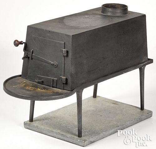 Enfield, New Hampshire Shaker cast iron stove