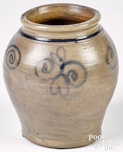New Jersey stoneware jar, late 18th c.