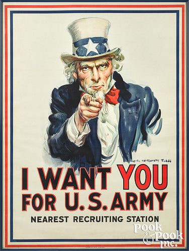 WWI Uncle Sam recruitment poster