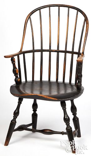 Sackback Windsor armchair, ca. 1790