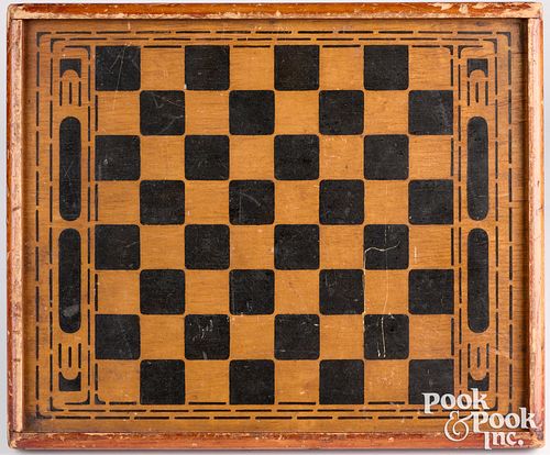 Parlor Baseball checkerboard, patented 1903