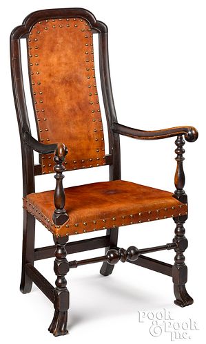 Boston Queen Anne maple armchair, ca. 1740