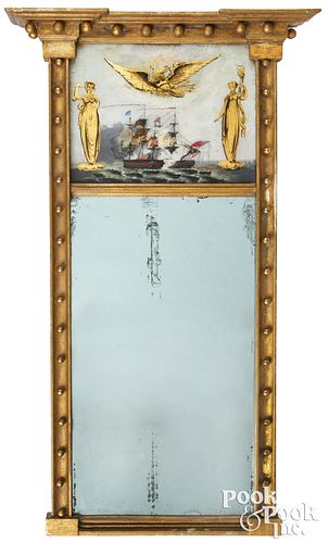 Providence, Rhode Island Federal giltwood mirror