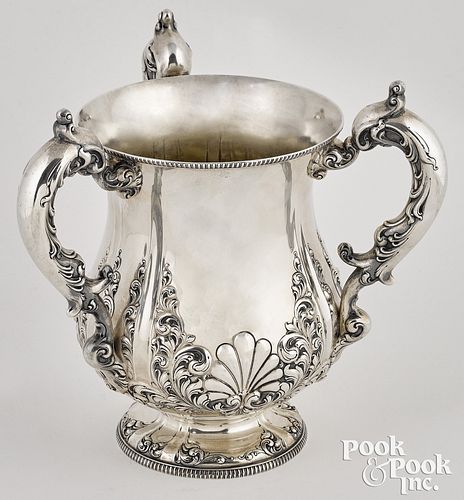 Smith Silver Co. sterling silver tyg or loving cup