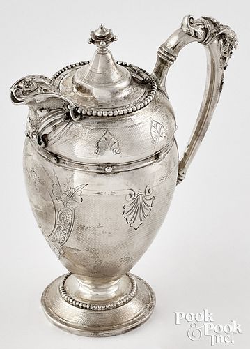Gorham coin silver cream jug, 19th c.