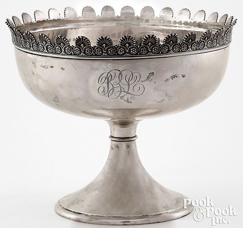 Gorham sterling silver footed bowl dated 1879