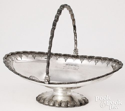 Tiffany & Co. sterling silver basket