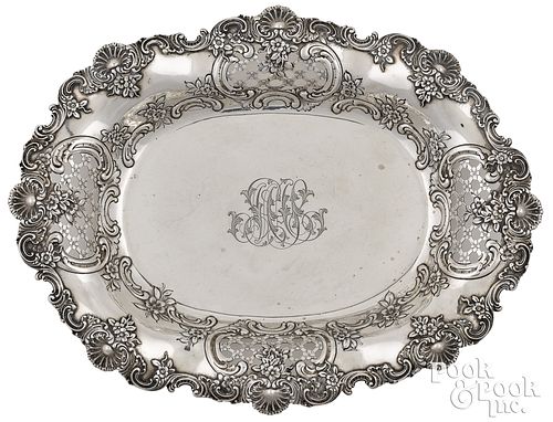 Tiffany & Company sterling silver bread tray
