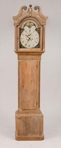 Swedish Pine Longcase Clock, in the English Taste