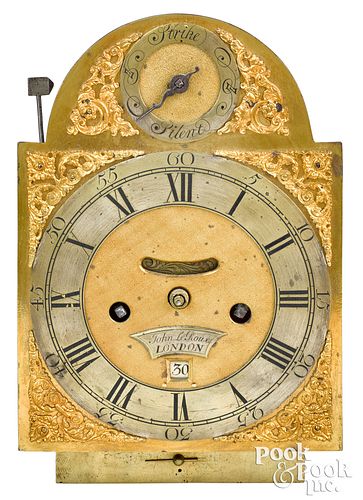 Small George III bracket clock movement
