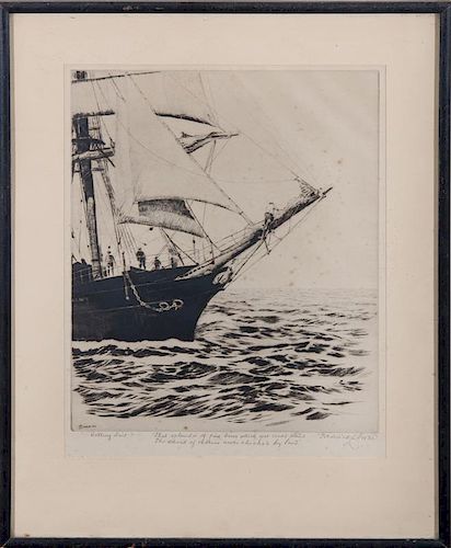 Fredrick L. Owen (1869-1959): Setting Sail