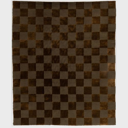 Modern Checkered Designed Carpet
