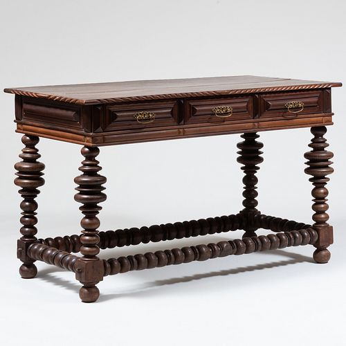 Portuguese Baroque Style Carved Rosewood Table