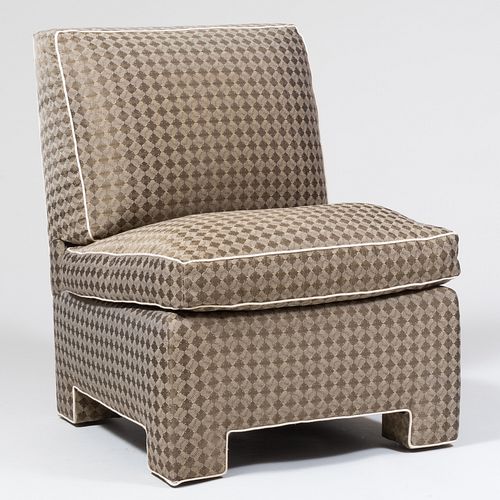 Upholstered Slipper Chair, de Angelis