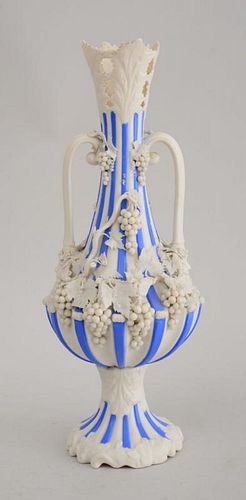 Victorian Parianware Mantle Vase